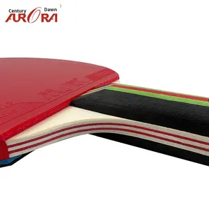 <span class=keywords><strong>Raquette</strong></span> <span class=keywords><strong>de</strong></span> tennis <span class=keywords><strong>de</strong></span> table, <span class=keywords><strong>raquette</strong></span> simple, manche long, horizontale, qualité professionnelle, bois <span class=keywords><strong>de</strong></span> peuplier, 7 couches, durable, portable - Product Image 2