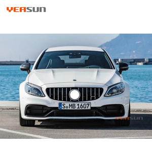 Kit de carrosserie de mise à niveau du pare-chocs avant et arrière W205 C63 pour <span class=keywords><strong>Mercedes</strong></span> Benz <span class=keywords><strong>C</strong></span> coupé class 2014 2015 2017 2018 2019 - Product Image 2