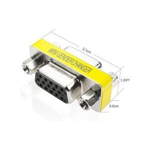 HD15 <span class=keywords><strong>VGA</strong></span> <span class=keywords><strong>SVGA</strong></span> <span class=keywords><strong>Adapter</strong></span> Mini 15 Pin Chuyển Đổi M/F Nối Tiếp Nam Để Nữ Cáp Giới Tính Changer Coupler <span class=keywords><strong>Adapter</strong></span> - Product Image 2