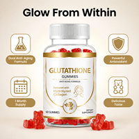 Gummies de Glutathion Collagène Hydrolysé 500mg Glutathion Réduit Formule Anti-Âge Soutien Immunitaire Adulte 60 Gummies OEM Privé