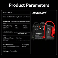 Vente en gros : Démarreur de batterie robuste 5500A LiFePO4 avec boîtier en alliage, 12V 24V, boîte couleur personnalisée, OEM ODM, MOQ 50, direct usine
