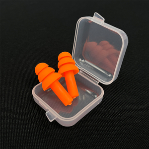 Bouchons d'oreilles réutilisables en silicone, doux, lavables, confortables, insonorisants, <span class=keywords><strong>prix</strong></span> usine. - Product Image 2