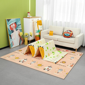 Grand tapis de jeu pliable et imperméable pour bébé en <span class=keywords><strong>mousse</strong></span> écologique et non toxique à double face tapis de jeu pliable et coloré pour bébé - Product Image 2
