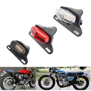 Feu arrière de moto LED intégré trois-en-un : feu stop, feu de position et éclairage de plaque d'immatriculation - Product Image 2