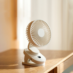 <strong>Mini</strong> Portable Dual Purpose Table Fan Clip Fan <strong>USB</strong> Charging 1800mAh Battery Wireless Air Cooling Small Electric <strong>Ventilator</strong> - Product Image 2