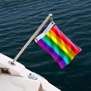 Bandera de Arcoíris LGBT de 3x5 para Exteriores, Colores Vivos, Doble Costura, Poliéster, Bisexual, Lesbiana, Gay, Transgénero - Product Image 5