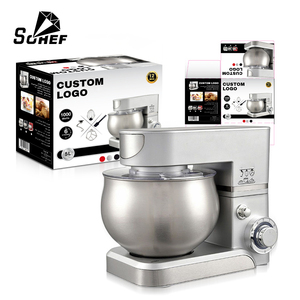SOHEF <span class=keywords><strong>Impastatrice</strong></span> Professionale Automatica in Acciaio Inox 1300W, 6 Velocità, 5L, per Impastare Torte e Pane - Product Image 6