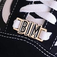 Verrous de lacets de chaussures en métal réglables, personnalisables avec logo et lettre en émail souple, vente en gros