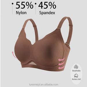 <span class=keywords><strong>Reggiseno</strong></span> OEM da donna senza cuciture in gel, senza <span class=keywords><strong>ferretto</strong></span>, push-up, copertura completa, confortevole, con bordo smerlato, tipo T-shirt - Product Image 5
