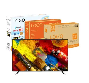 Fabrika fiyat 32 40 43 46 50 55 inç OEM akıllı tv düz ekran televizyonlar yüksek çözünürlüklü Lcd Led Tv