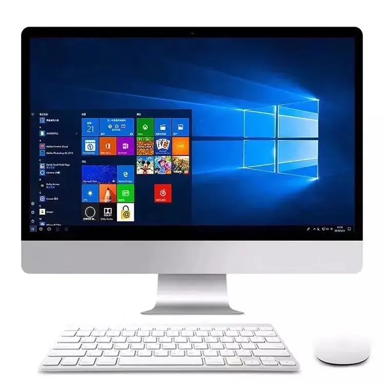 All in One Pc Desktop Support Party Clothes Super Thin Computer All-in-one Pc HD Screen Back Light Business LED USB Port SSD IPS