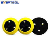 EVERTOOL 3" Pad de ponçage de rechange pour ponceuses excentriques avec orifices d'extraction de poussière