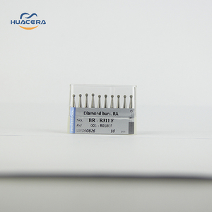 Высокоскоростная Алмазная дрель Huacera, комплект BR-R31EF зубного шлифования, грушевидные полировки зубов для стоматологической турбинной техники - Product Image 6