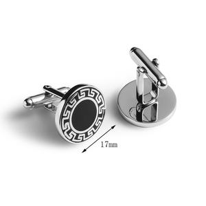 Promotion Gifts Make Custom <b>Cufflinks</b> Men Shirts Double Plating Silver <b>Cufflink</b> - Product Image 5