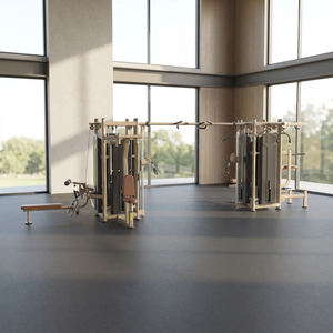 Appareil d'entraînement de force multifonctionnel et complet, équipement de gym réglable pour l'entraînement en position debout multi-personnes, fabriqué - Product Image 3