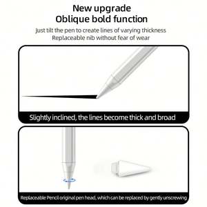 Lápiz Óptico de Carga Rápida para Pantalla Táctil Magnética, Lápiz Capacitivo Activo <span class=keywords><strong>Compatible</strong></span> <span class=keywords><strong>con</strong></span> Air Appl - Product Image 6