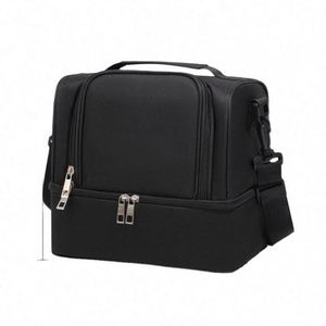 Bolsa Térmica para Almuerzo de Doble Capa, Aislante, de Tela Gruesa y Lámina de Aluminio, para Almacenamiento de Biberones al Aire Libre - Product Image 1