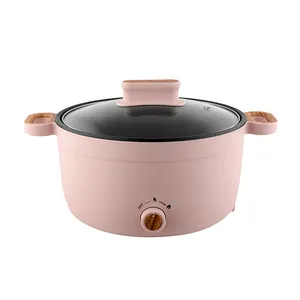 110V US plug Customized 4L household Two Level Power Switch Electric Multi-Function Cooking Pot Multi Cooker Pot
