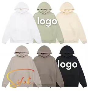 Sifot fabricante personalizado 400gsm Heavyweight Crop Boxy cremallera Vintage apenado bordado parche hombres ácido lavado Zip Up Hoodie - Product Image 3