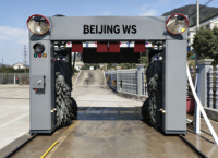 Máquina de Lavado de Coches Eléctrica Automática de Tipo Pórtico BEIJING WS con Certificación CE, Acero Inoxidable 360°, 15000W, Personalizable a Gas