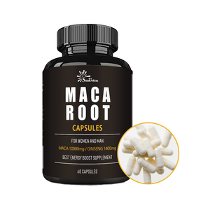 OEM für erwachsene Frauen und Männer Performance Mood Support Beste Energy Boost Supplement Hochwertige <span class=keywords><strong>Maca</strong></span> <span class=keywords><strong>Root</strong></span> Capsules 60 Count - Product Image 6
