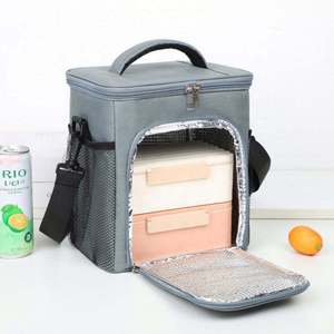 Lunch <b>Bag</b> with Hand-held Waterproof Portable Thermal Eco-friendly <b>Ice</b> <b>Pack</b> Insulation Large Capacity Custom Colors - Product Image 3