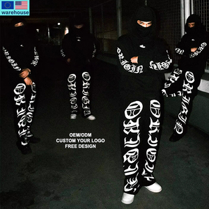 <span class=keywords><strong>Pantaloni</strong></span> Sportivi Personalizzati in Spugna Pesante per <span class=keywords><strong>Uomo</strong></span>, Traspiranti, Aderenti, con Stampa Serigrafica - Product Image 5