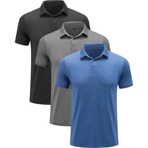 3 Pack Black Dark Grey Milddle Blue