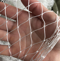 Filet de pêche en nylon ou polyester tressé blanc de haute qualité 210D/36ply 1.5cm de longueur latérale