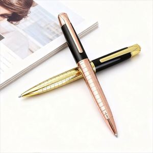 Hot-selling Luxury Metal Ballpoint <b>Pen</b> with logo Business Signature Metal <b>Pen</b> Black Custom <b>Pen</b> for Enterprises to Give Gifts - Product Image 2