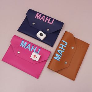New Arrival Mahjong <b>Card</b> Bag Clutch Pouch Holder Ideal Gift for Mahj Lover <b>Playing</b> Game - Product Image 4