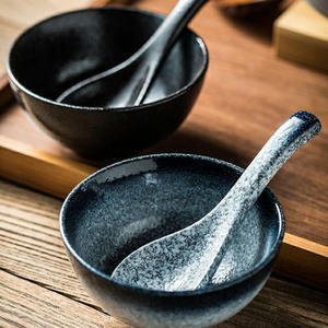 Tazón de arroz de cerámica de estilo japonés <span class=keywords><strong>Sushi</strong></span> <span class=keywords><strong>Ramen</strong></span> cocina cuencos de sopa comedor ensaladera Hotel desayuno vajilla - Product Image 2