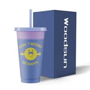 Divertido CAMBIO DE Color de agua helada <span class=keywords><strong>texto</strong></span> <span class=keywords><strong>personalizado</strong></span> campamento de plástico <span class=keywords><strong>taza</strong></span> de café <span class=keywords><strong>taza</strong></span> personalizada para beber - Product Image 1