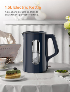 กาต้มน้ำไฟฟ้าอัจฉริยะสำหรับใช้ในครัวเรือนมีการควบคุมอุณหภูมิ1500วัตต์สำหรับน้ำเดือดสำหรับชงชา - Product Image 3