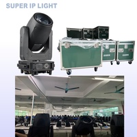 Projecteurs de scène à LED à double prisme 350W, mélange de couleurs et contrôle DMX512, faisceau réglable pour clubs, discothèques et mariages