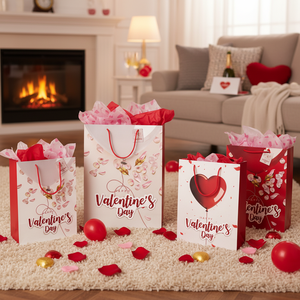 16.5 "X21.7" X6.5 "ถุงของขวัญวันวาเลนไทน์72ชิ้น/CS สำหรับแสดงความรักและความโรแมนติกในวันวาเลนไทน์ - Product Image 3