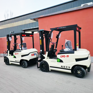 新设计快速充电2吨锂电叉车两段式升降杆CE认证适用于不间断多班生产线 - Product Image 6