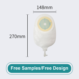 Sacos De Colostomia Ileostomia Médica Suprimentos Uma Peça Com Fecho Ostomia Sacos De Ostomia Drenável Bolsas - Product Image 2