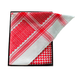 <span class=keywords><strong>Foulard</strong></span> carré Shmagh/Yashmagh en polyester et coton de haute qualité pour hommes musulmans saoudiens, style désertique, pour la tête - Product Image 1