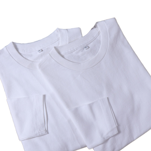 Camiseta de Manga Larga de Algodón para Hombre, Cuello Redondo, Corte Regular, Color Sólido Informal, Diseño Liso de Punto, Transpirable, con Logotipo Personalizado - Product Image 1