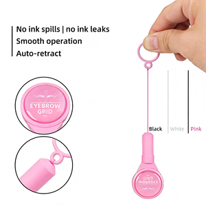 Hilo para Mapeo de Cejas, Tinta para Tatuajes, Botella de Pigmento, Microblading, Maquillaje Permanente, Regla de Línea de <span class=keywords><strong>Flecha</strong></span> <span class=keywords><strong>y</strong></span> <span class=keywords><strong>Arco</strong></span>, Herramienta de Plástico Fácil de Usar - Product Image 4