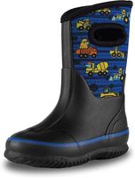 Superbes bottes de pluie en caoutchouc pour filles et garçons, à tige large, pour la cheville et le pied