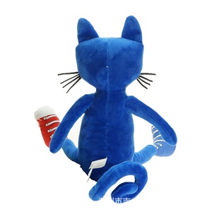 Peluche bleue personnalisée <span class=keywords><strong>Pete</strong></span>-Le-<span class=keywords><strong>Cat</strong></span>, en forme de guitare, dessin animé - Product Image 4