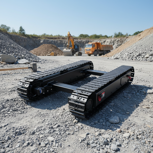 Châssis de train de roulement sur chenilles pour l'exploitation minière de 5 à 25 tonnes, personnalisable, pour la pose de pipelines souterrains urbains - Vente chaude - Product Image 1