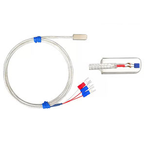 مستشعر درجة حرارة <span class=keywords><strong>PT100</strong></span> وPT1000 <span class=keywords><strong>RTD</strong></span>، مزدوج حراري صناعي بثلاثة أسلاك وكابل PTFE، نطاق -50 إلى 200 درجة ° ج - Product Image 4