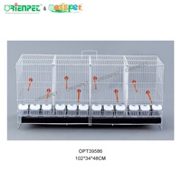 ORIENPET & OASISPET Cage d'élevage pour oiseaux en fil métallique, empilable, thermolaquée, en gros, stock disponible OPT39582 Produits pour animaux de compagnie