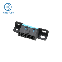 Interface de diagnostic automobile 16 broches OBDII OBD2 OBD-II connecteur OBD 2 voies