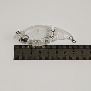 NOUVEAU Leurre de pêche à la brochette <span class=keywords><strong>Vatalion</strong></span> 7cm 7.9g, corps de leurre articulé non peint, flottant, pour pêche au bar - Product Image 6