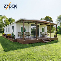ZYBOX Ultra 20ft 40ft Maison Modulaire Préfabriquée Pliable Extensible Conteneurisé pour Laboratoire Mobile Clinique États-Unis Australie Canada