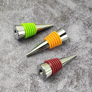 Wine Stoppers Metal Five Color Sealing Bottle Stopper For Red Wine Preservation Simple Style - Product Image 3